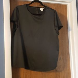 Charcoal J.CREW blouse